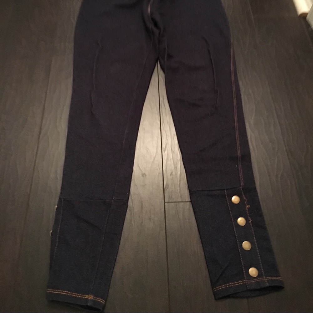 Jean leggings with detail